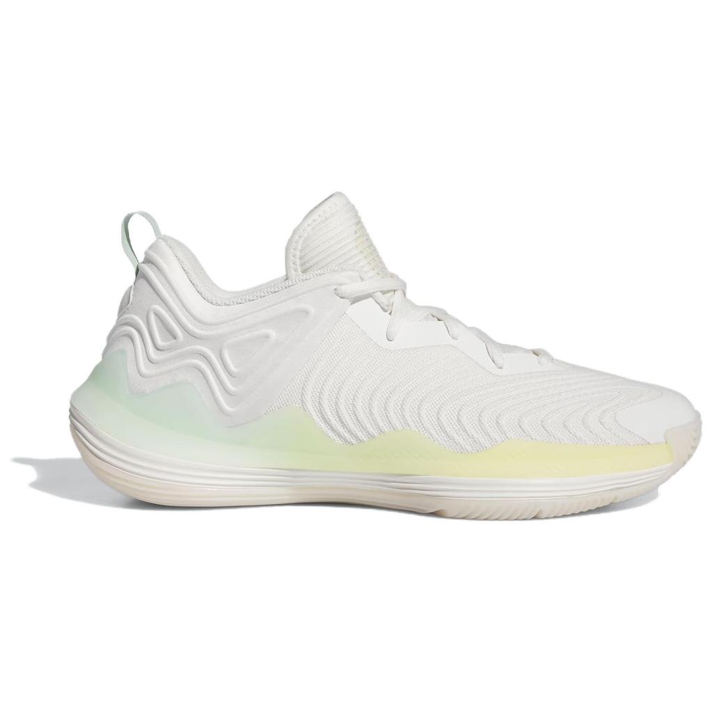 Adidas D Rose Son Of Chi 3 Versatile Fashion Shock Absorption Non-Slip Durable Low-Top Basketball Shoes Men sneaker White IE7804