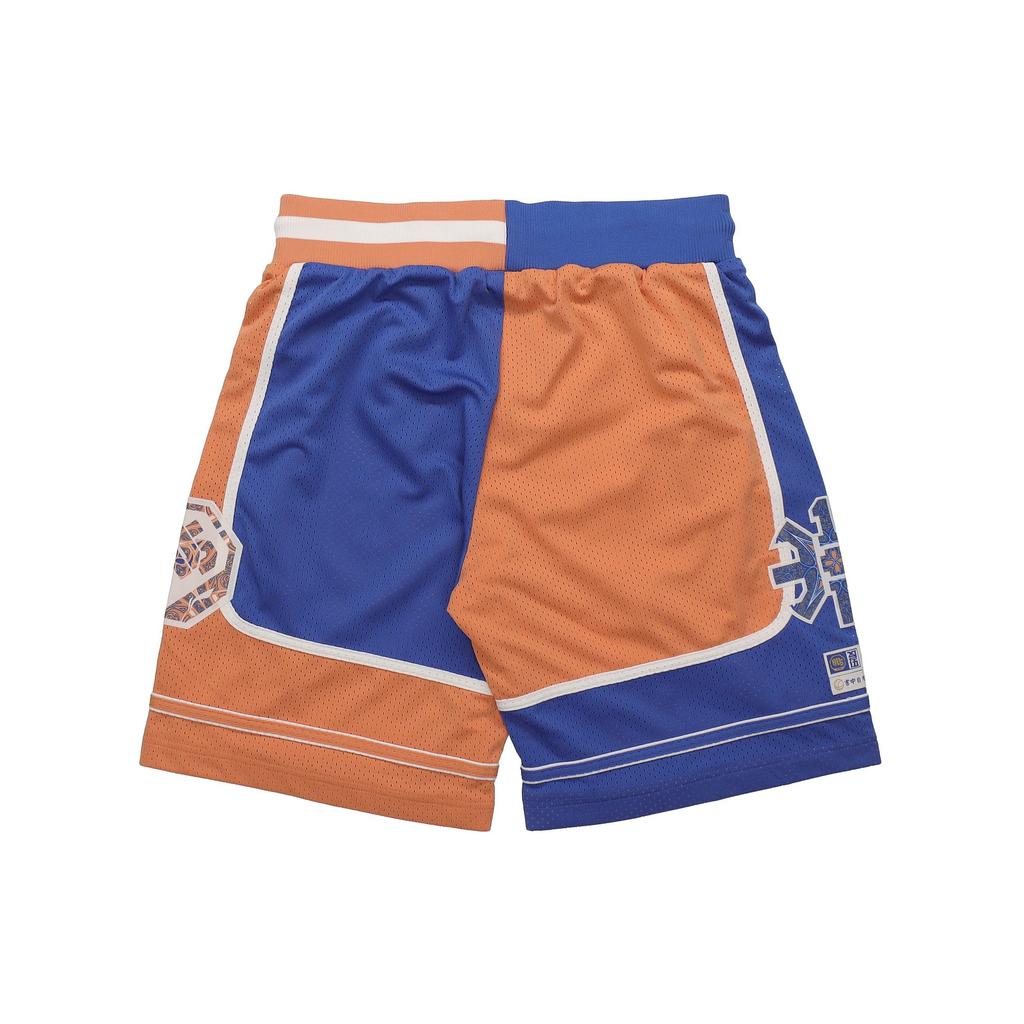 Li Ning Badfive Sports Basketball Series Color Block Loose Shorts Men shorts Blue Brown AAPQ245-2