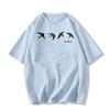 Large Size Summer Pure Cotton White Short-sleeved T-shirt Women's New American Front Shoulder Niche Design Half-sleeved Top