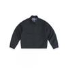 Unisex Oversized Retro Harrington Jacket Double-Sided Wear Cotton Blend Fall Outerwear