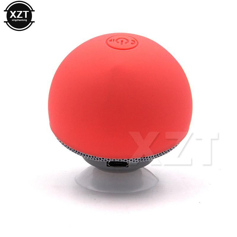 

Милый мини беспроводной Bluetooth динамик MP3 музыкальный плеер водонепроницаемый портативный стерео Bluetooth грибовидный динамик бумбокс для телефона ПК красный