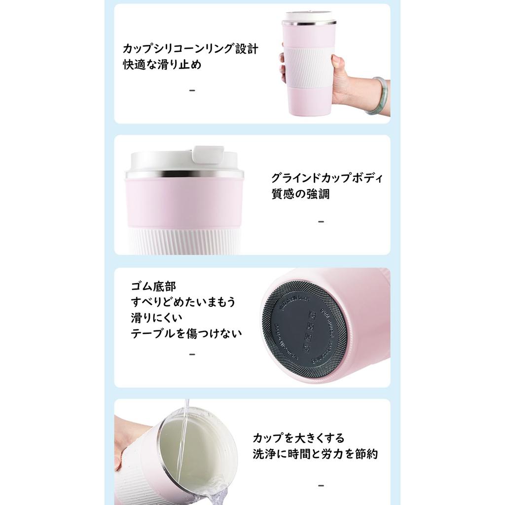 304 Stainless Steel Ceramic Coating Coffee Keeps Hot or Cold for 6 Portable Water Perfect for Convenience Store Flower Direct Lid Unisex & Bottle,