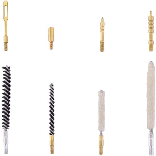 Ideagle .177 & .22 Airsoft Gun Cleaning Kit with Cotton Mop, Brass Cleaning Rod, Nylon Brush, and Compact Zippered Storage Case