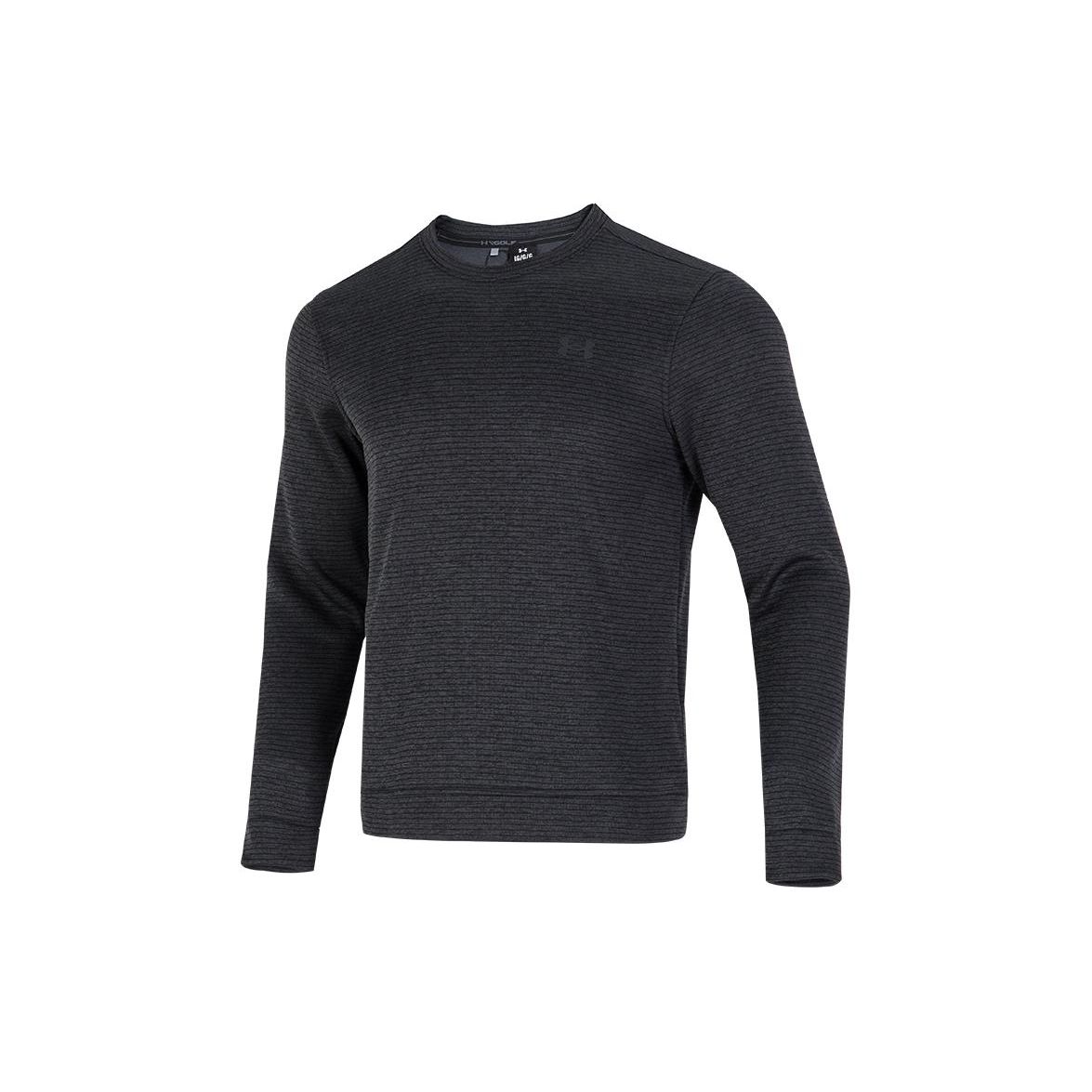 Under Armour Storm Sweater Fleece Crew Pullover Men Black 1373675-001 XXL