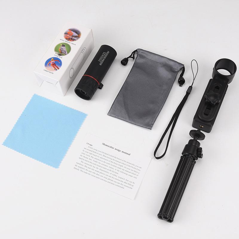 HD Mini Portable Monocular Telescope - High Magnification for Outdoor Use