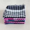 Winter Popular Rural Pattern Headwrap for Adult Unisex Fashion Checked Fringed Headcover Breathable Bandanas All Age