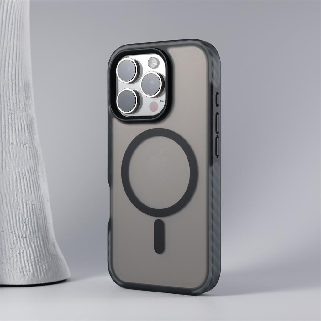 Translucent Matte Magnetic Phone Case For iPhone 17 Pro Max Air 14 15 Plus 11 12 13 16 Pro For Magsafe Anti-Fall Protector Cover