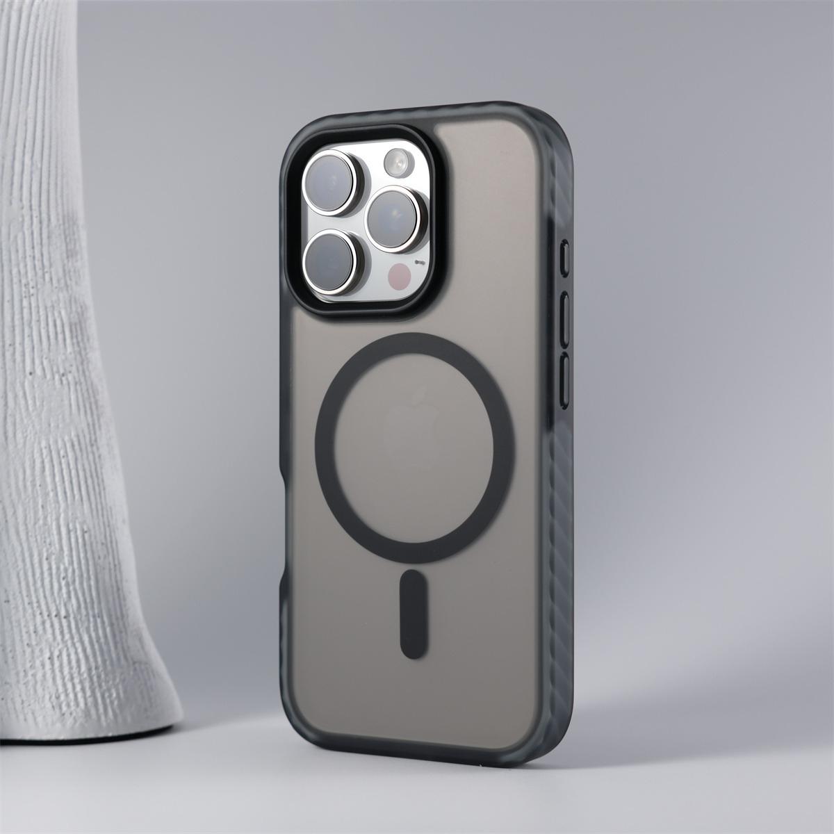

Translucent Matte Phone Cases For iPhone 17 Pro Max Air 14 15 Plus 11 12 13 16 Pro For Magsafe Wireless Charging Protector Cover iPhone 11