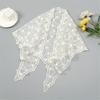 Ethnic Lace Head Scarf for Women Girls Hair Scarf Bandanas Headpiece Turban Hairband Floral Neckscarf Head Accessories