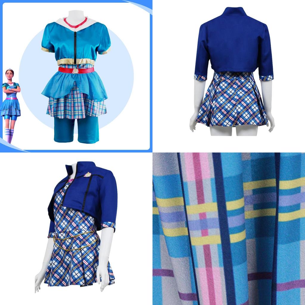 Barbie Charm Princess Academy Cosplay Costume Sofia Hailey Campus Outfit