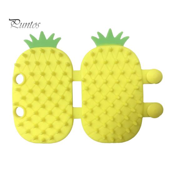 

Расческа для кошек, силиконовая самоочищающаяся щетка для кошек, расческа-когтеточка для избавления от домашних животных, расческа для угловых ножек стола, скалодром жёлтый