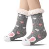 Cross-Border Bestselling Fleece Christmas Socks: Non-Slip Floor & Slipper Socks for Autumn/Winter.