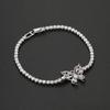 Mode Zirkon Armband Frauen Silber Farbe Kristall Schmetterling Armreif Weiblichen Party Luxus Schmuck Charme Zubehör Geschenke