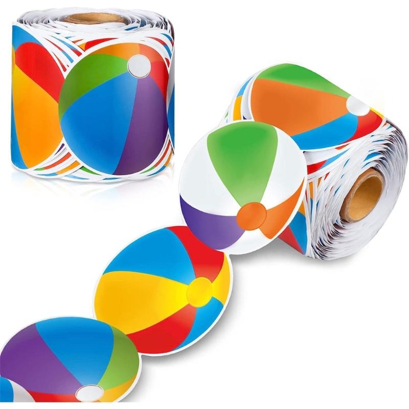 Colorful Beach Balls Border Trim Bulletin Board Border Trim 16ft-69ft for Notice Board Chalkboard Classroom Decoration