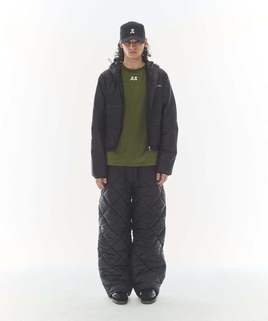 REST&RECREATION Quilted Padding Pants - Black