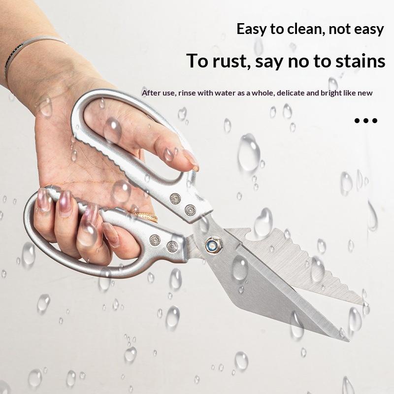 1Pcs Multi Function Tool Food Scissor Stainless Steel Cooking Accessories Kitchen Scissors For Chicken Vegetables Barbecue Meat