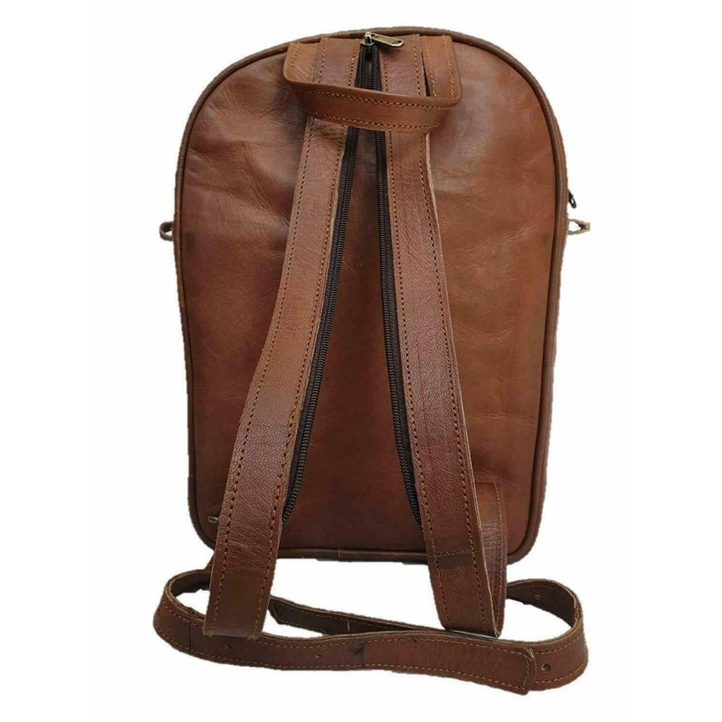 Rucsac Rucsac vintage Geanta pentru laptop de voiaj Capra Best seller Messenger din piele