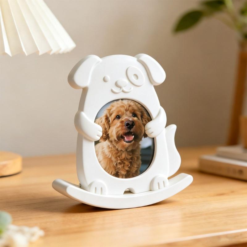 Flexible Silicone Craft Mold for Picture Frames With Rocking Base Desktop Ornament Mould Jewelry Tool