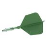 Cuesoul Integrated Dart Flights Rost AK57 Built In Carbon Fiber Shaft Big Wing Shape 3 Sets CS-AK573-2