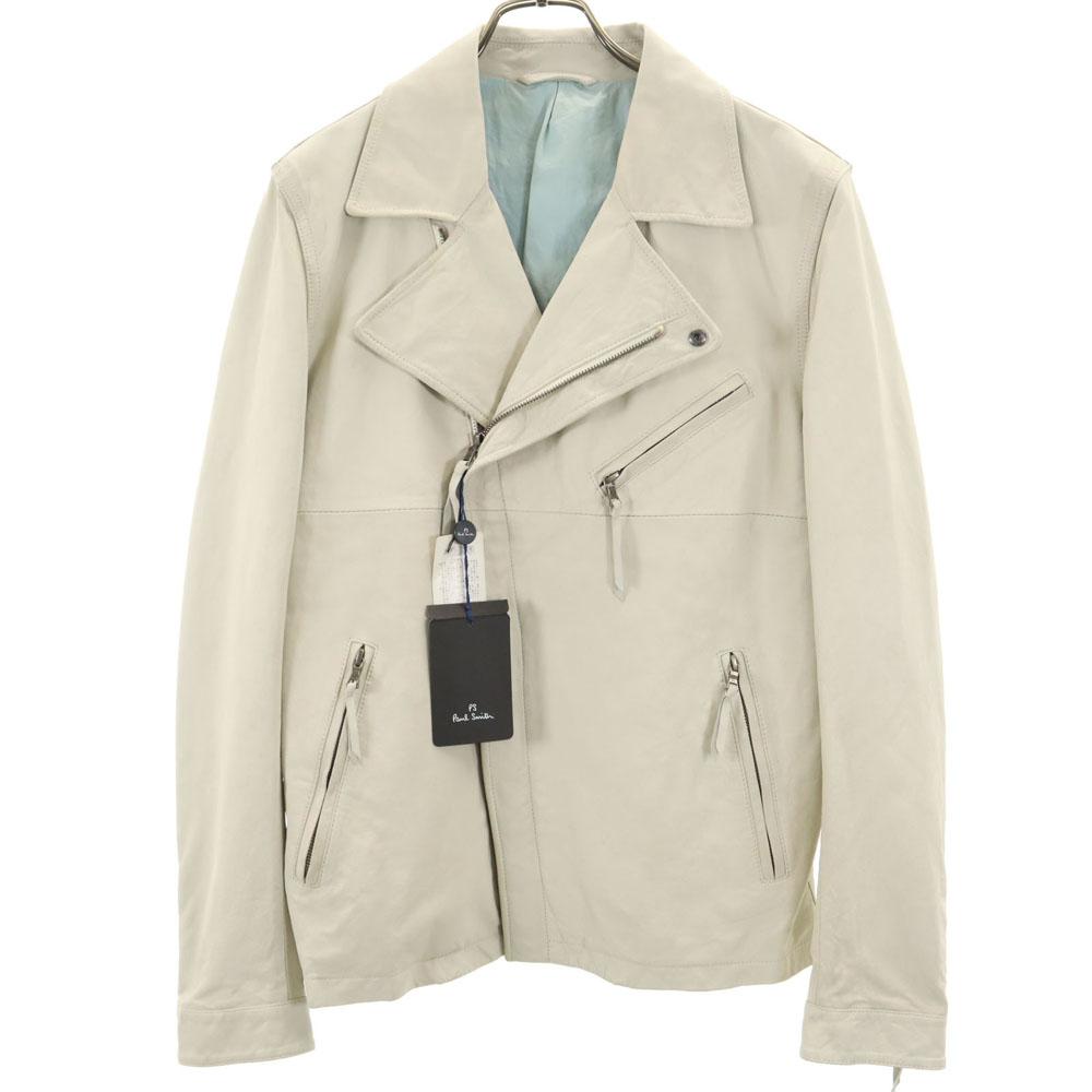 

unused PS Paul Smith Double riders jacket M beige Men s Used