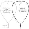 Jade Hexagonal Crystal Pendant Necklace - Multicolor Crystal Sweater Chain