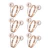 6pcs/set Fashionable Wedding Napkin Rings With Handmade Jewelry Decoration Wedding Halloween Weddings Birthday