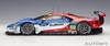 AUTOart Scale Scale Model Kit Ford GT 2016 3rd Place In the LMGTE Pro Class At the 24 Hours of Le Mans In 2016 1/18 81612 #69,