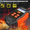 Full Automatic Car Battery Tester Batteries Charger Diagnosis Scanner