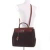 HERMES Shoulder Bag Herbag PM Vibrato Brown Towar Officier Women Used