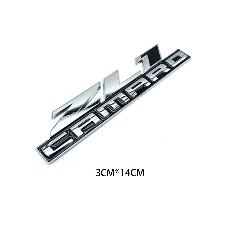 Metal ZL1 Grill Badge Car Rear Trunk Emblem ZL1 Decals Stickers Car Styling For Camaro Super Hornet Car Styling Auto Accessories