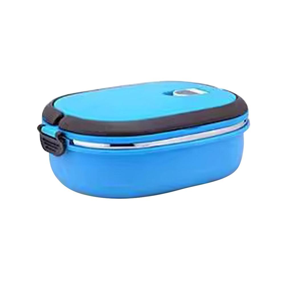 

Leakproof Bento Box Stainless Steel Soup Food Flask Portable Food Container for Kids Adult Blue/1 Tier