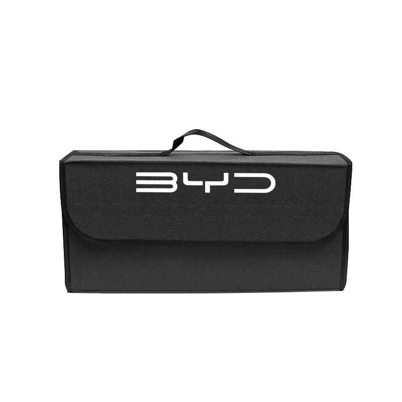 Car Trunk Storage Bag Organizer Sundries Stowing Tidying Box For BYD Tang F3 E6 Atto3 Yuan Plus Song Max F0 G3 I3 Ea1 Dmi 2din