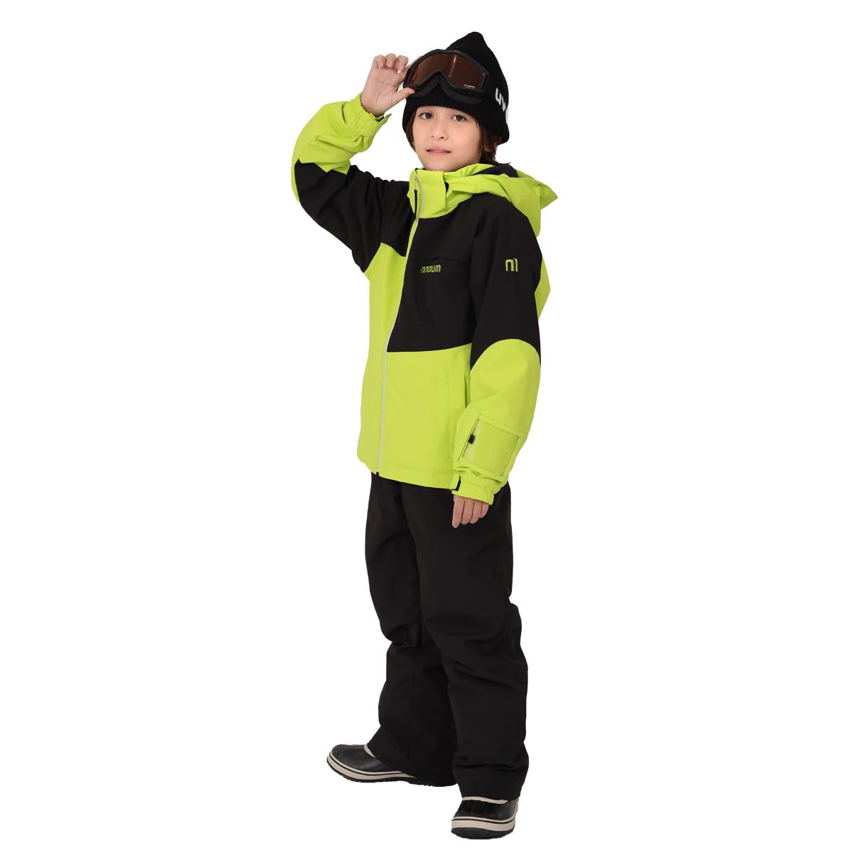 

NNOUM and Junior Ski and Snowboard Wear Jacket and Size for Boys and Adjustable Sizes and Water Resistance Stylish and Popular Kids Set, Pants, 73J,