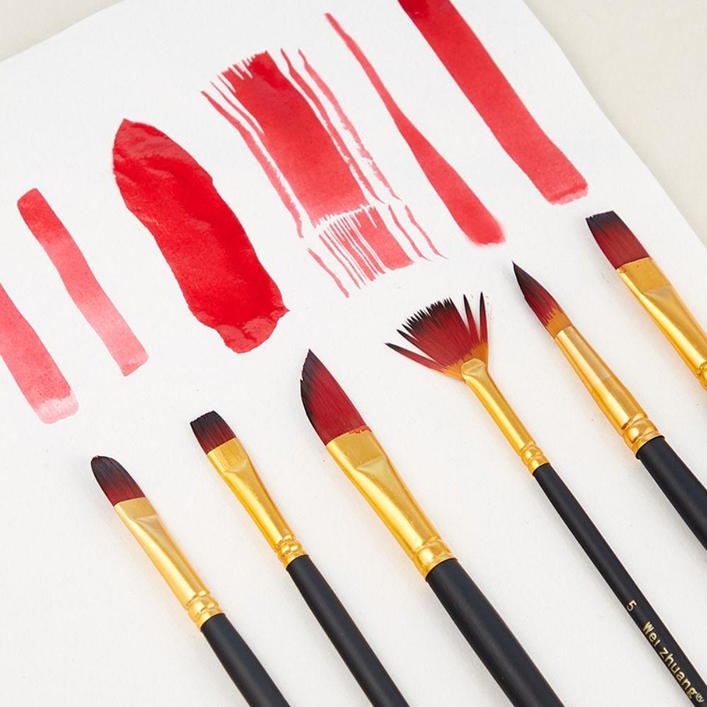 12pcs/set Easy To Hold Watercolor Drawing Brushes Professional Art Paint Brushes Artist