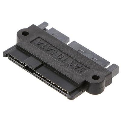 Sff-8482 Sas 22 Pin To 7 Pin + 15 Pin Sata Hard Disk Drive Raid Plug Adapter