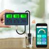 WiFi 7 in 1 Water Quality Monitor PH ORP EC PPM CFR Humidity Temperature Water Quality Test Gauge Water Tester for Swimming Pool