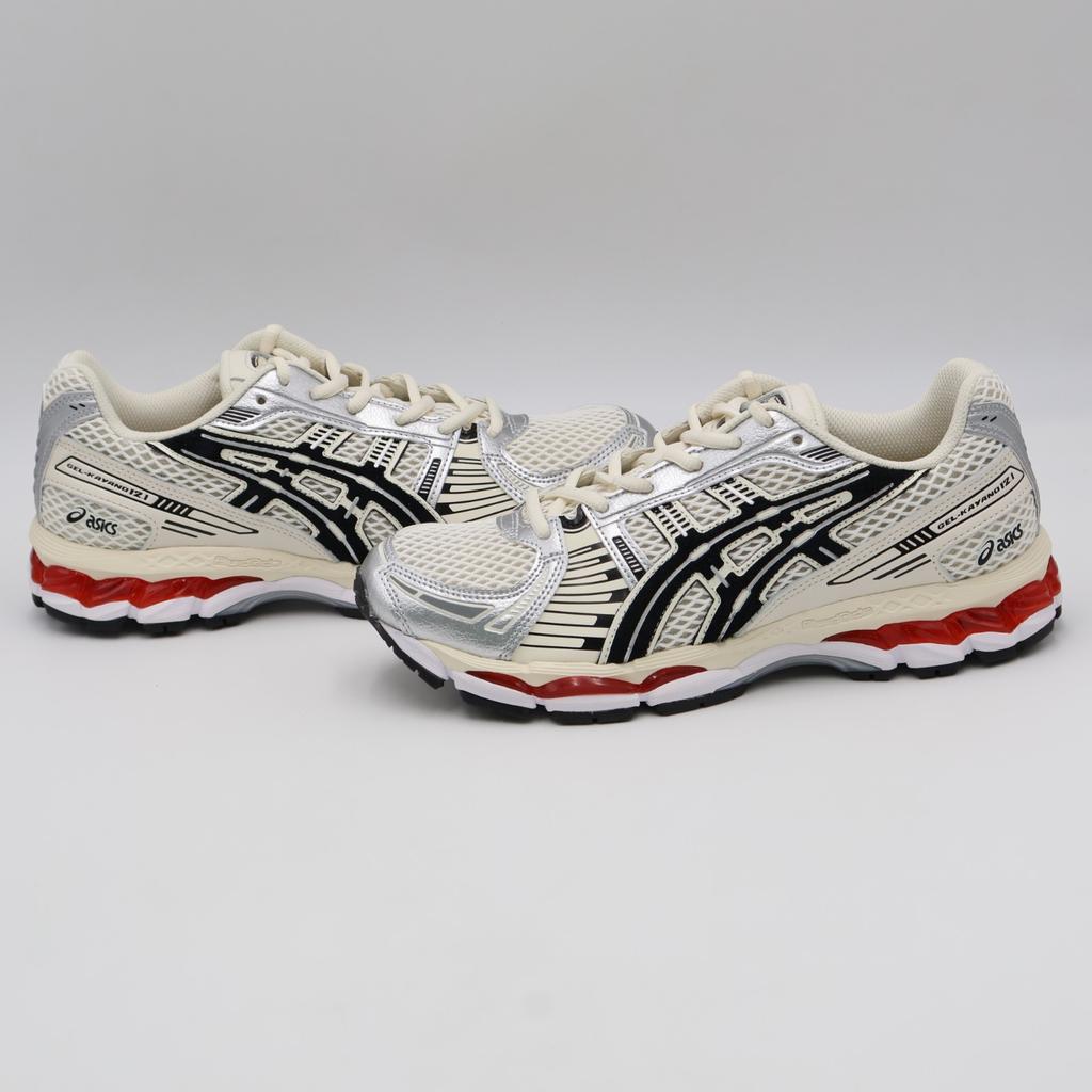 1203B103-100 Lapstone & Hammer A Asics Gel-Kayano 12.1 Cream Pure SIlver (Men's)