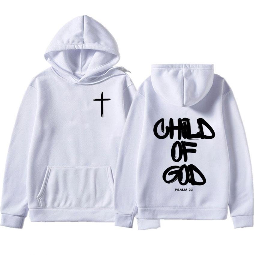 Ghod of God Bible Christian Religious Jesus Graphic Print Hoodie Mens Pop Clothing Oversized High Quality Sweatshirts Streetwear