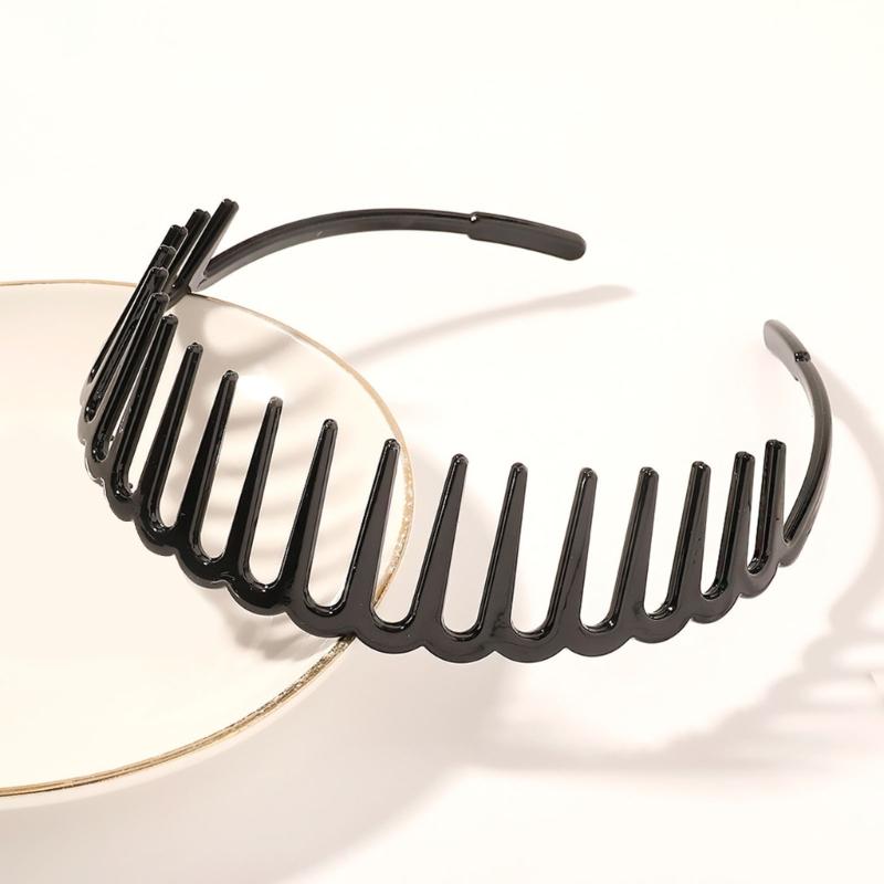 5PCS Antislip Teeth Hairband Set Fashionable Head Accessories With Strong Grip Teeth For Face Washing Various Occasion