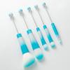 5 PCS Metal Handle Beaded Makeup Brush Set Soft Makeup Brushes Gifts Eyeshadow Brush