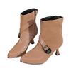 Size 34-45 Women's Medium Heel Fashion Boots Winter Side Zipper Pointed Temperament Boots