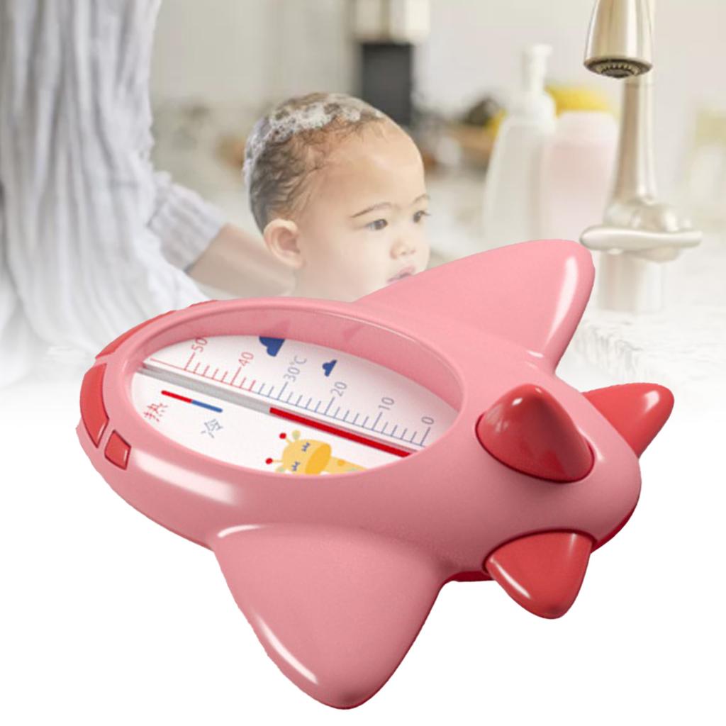Baby Bath Thermometer Airplane Shape Lovely Multifunctional Infant Water Temperature Thermometer