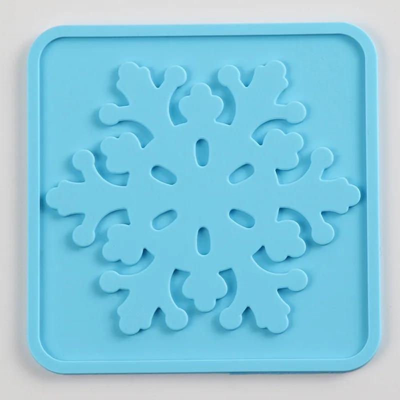 Square Silicone Coasters Non-slip High Temperature Resistant Waterproof Coaster Placemats Home and Decoration Kitchen Utensils