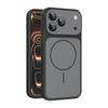 Shield Contrast‑Color Magnetic Phone Case With Built‑in Lens Protector Shockproof Hard Protective Cover For iPhone