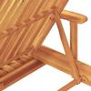 Sun Lounger 2 Pcs Taupe 200 X 67 X 84 Cm Solid Acacia Wood
