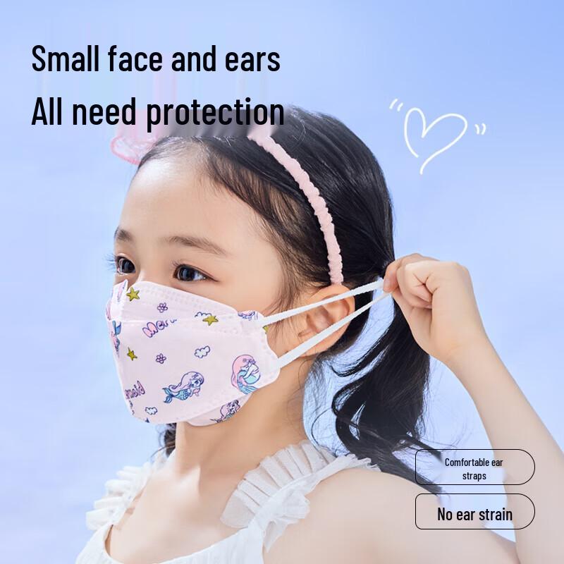 Kangaroo Doctor Kids 3D Mermaid Face Masks