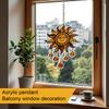 Acrylic Pendant Decoration for Window or Balcony 2D Design with Chain