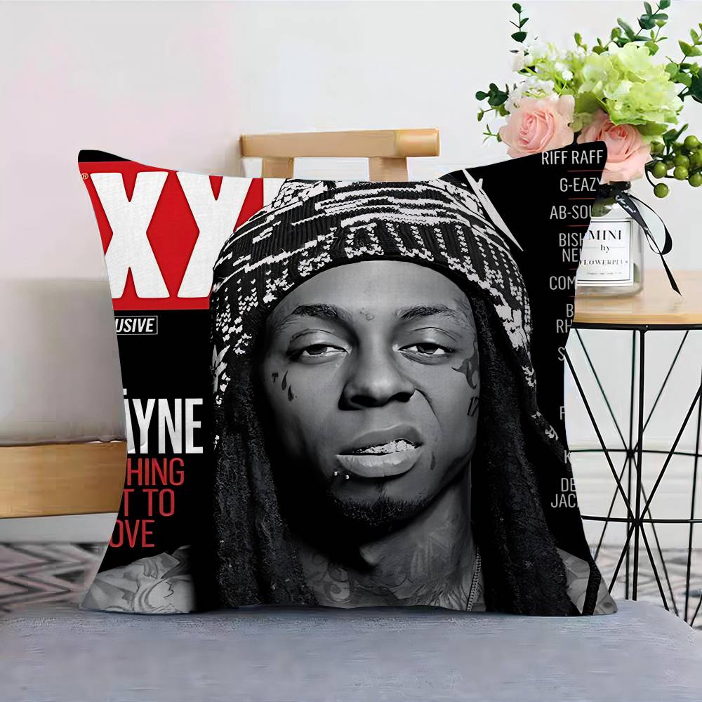 Hip Hop Rapper Lil Wayne Tha Carter Cushion Cover Decorative Pillow Sofa Home Decor Case Pillow Cases