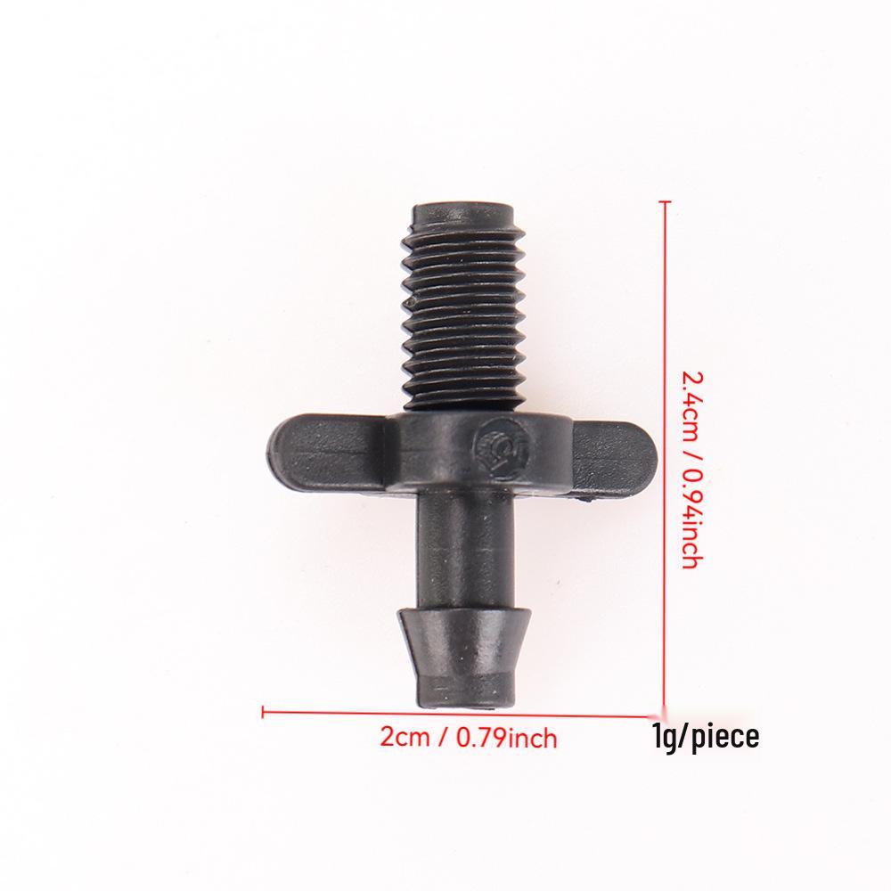 4/7mm Single Hook Barb Micro-Sprinkler Drip Irrigation Connector with Capillary Joint Accessories
