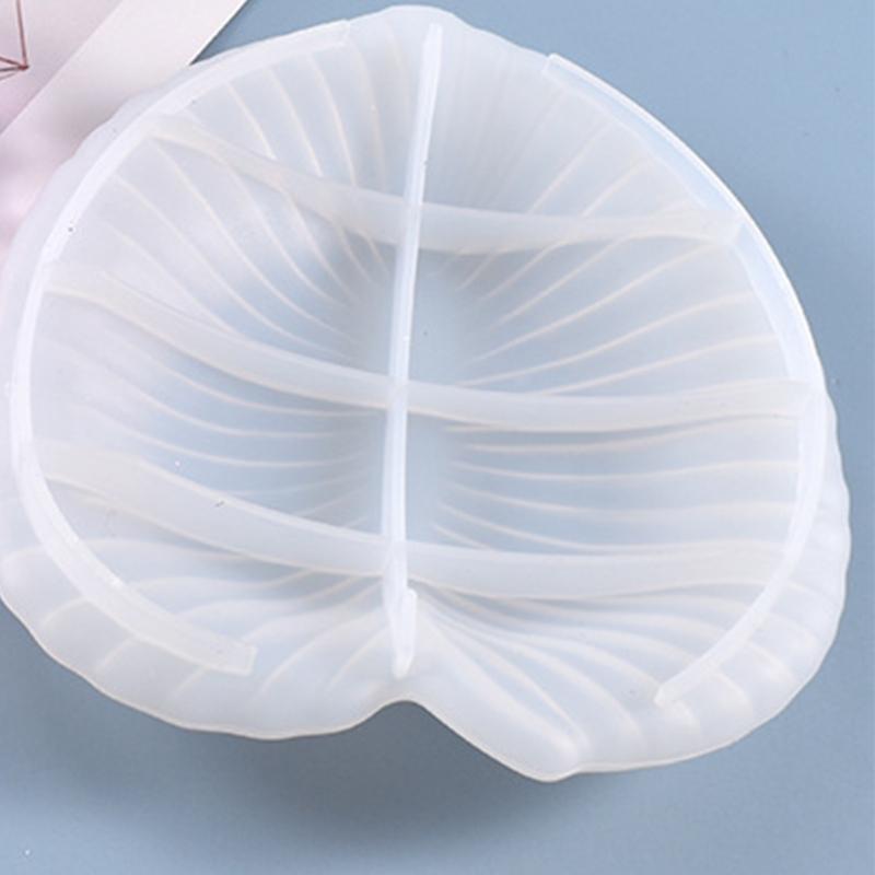 Leaf Ashtray Tray Silicone Molds Ashtray Trinket Container Resin Epoxy Casting Mould DIY Tray Crafts for Storage Plate